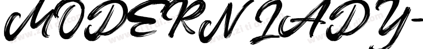 MODERN LADY字体转换